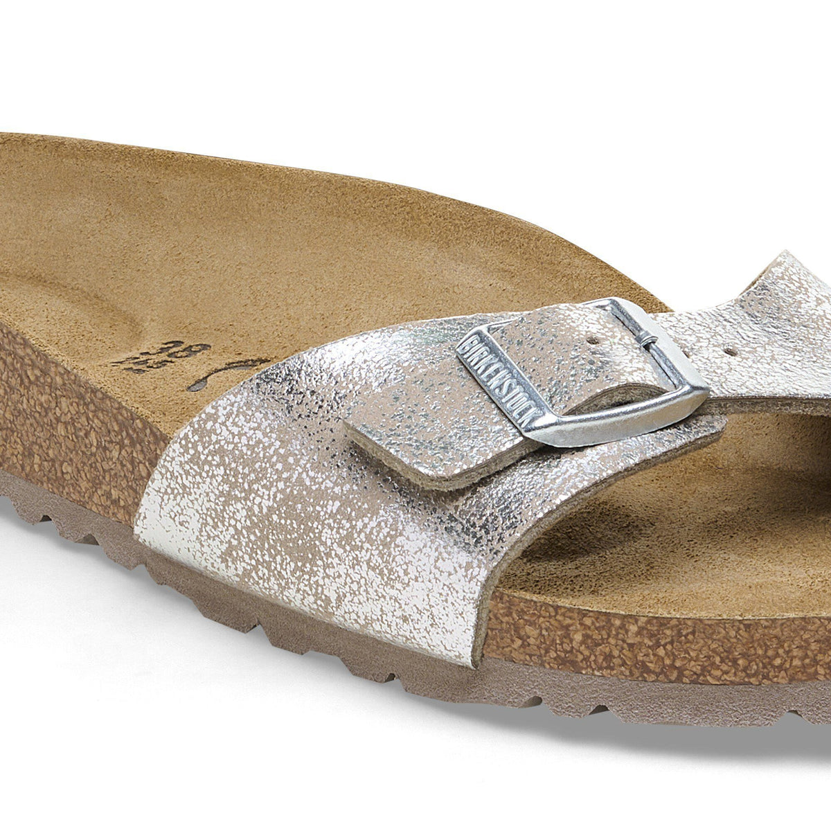 Madrid Synthetics in Color Washed Metallic Silver | Birkenstock