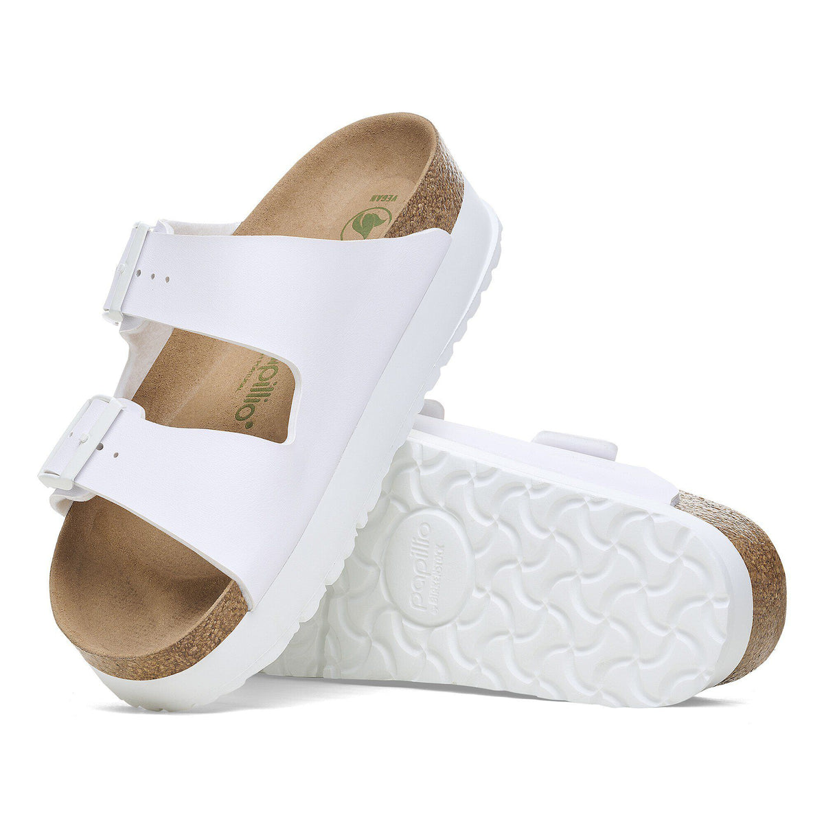 Arizona Flex Platform Birko-Flor in Color White | Birkenstock