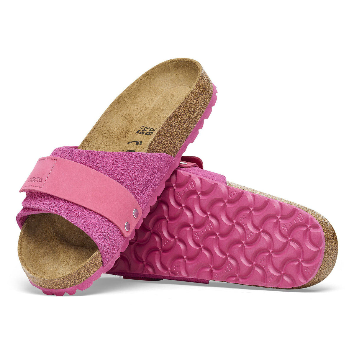 Oita Suede Leather in Color Fuchsia Tulip | Birkenstock