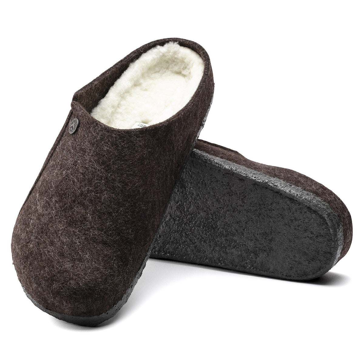 Zermatt Shearling Felt in Color Mocha | Birkenstock