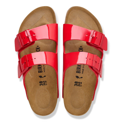 Arizona Birko-Flor Patent in Color Patent Cherry | Birkenstock