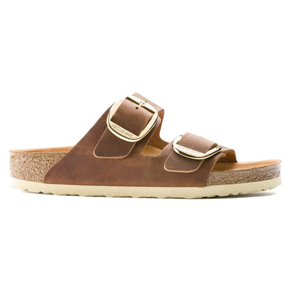 Arizona Big Buckle Oiled Leather in Color Cognac | Birkenstock