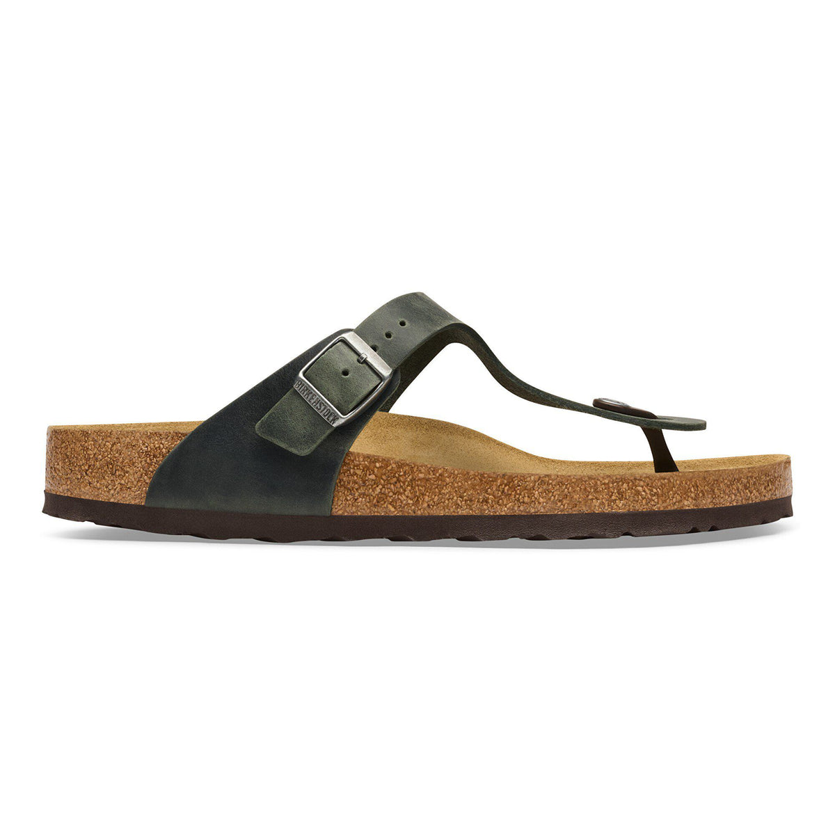 Gizeh Oiled Leather in Color Thyme | Birkenstock