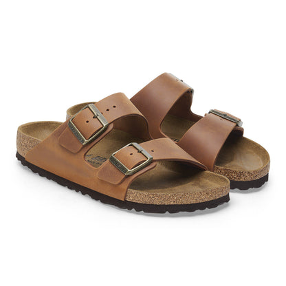 Arizona Oiled Leather in Color Cognac | Birkenstock