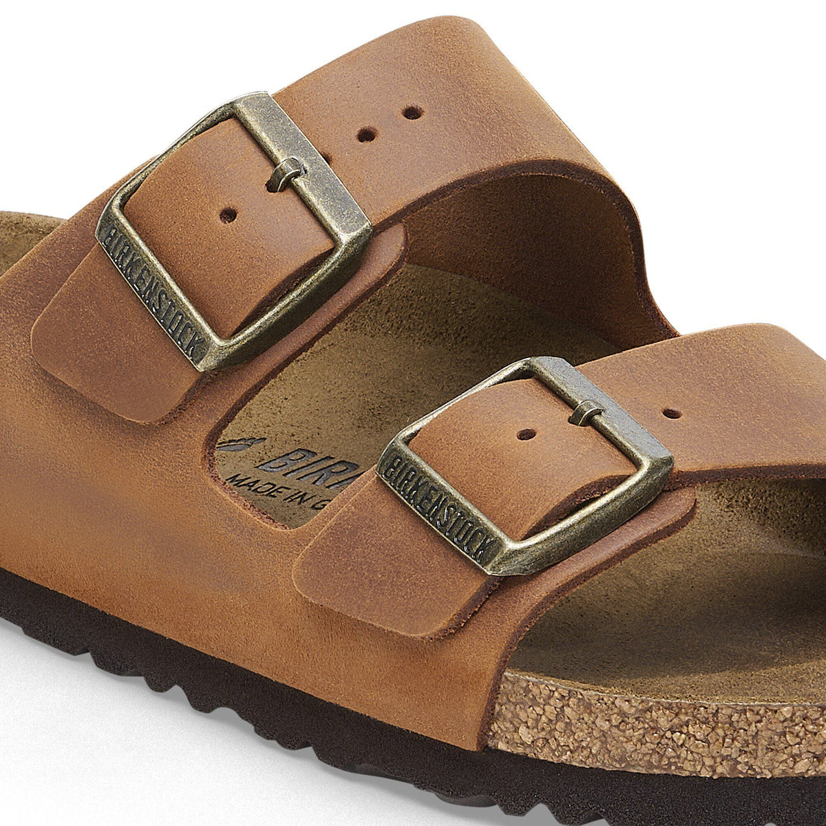 Arizona Oiled Leather in Color Cognac | Birkenstock