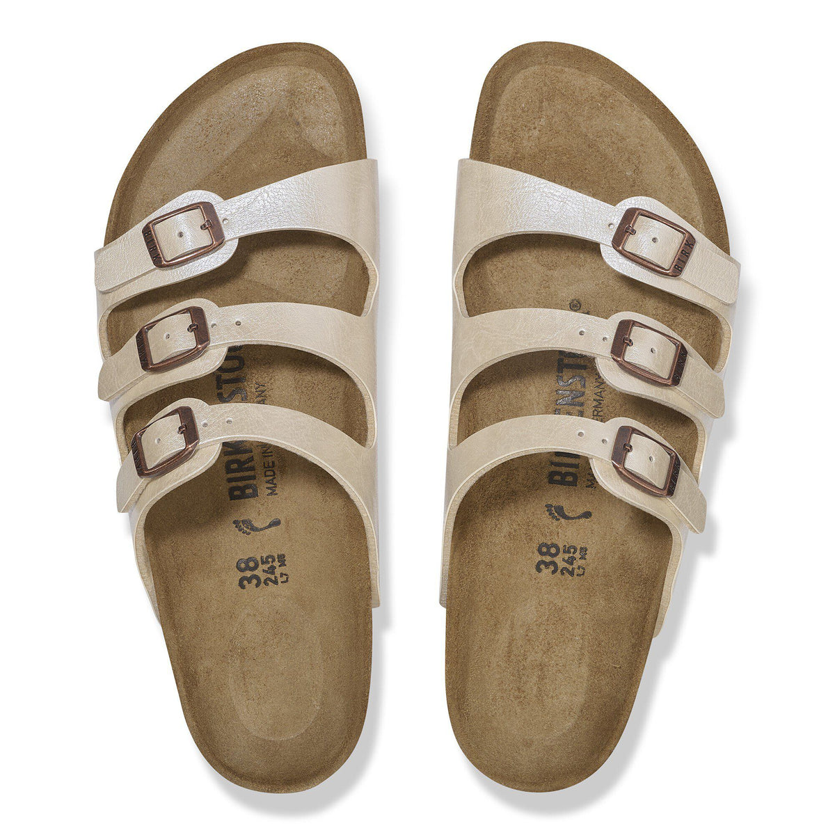 Florida Birko-Flor in Color Graceful Pearl White | Birkenstock