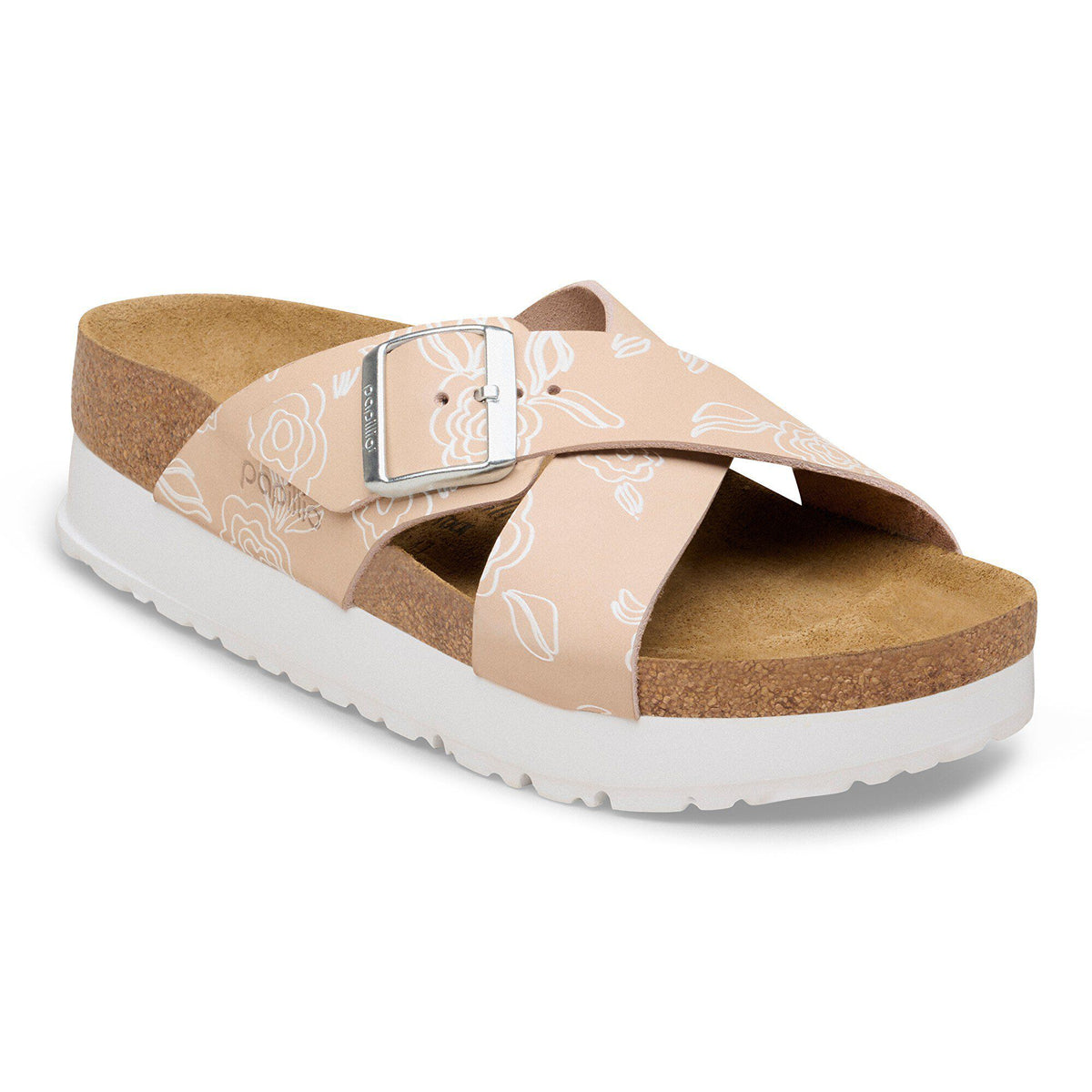 Siena Flex Platform Nubuck Leather in Color Light Rose Flower | Birkenstock