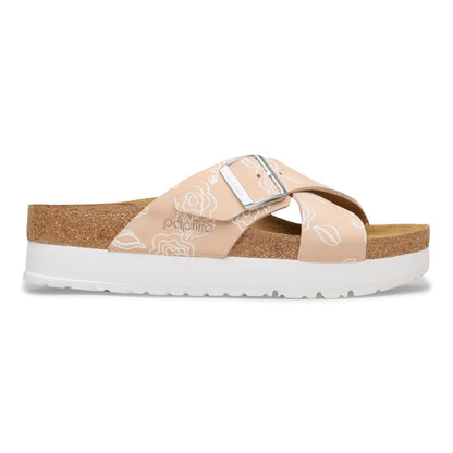 Siena Flex Platform Nubuck Leather in Color Light Rose Flower | Birkenstock