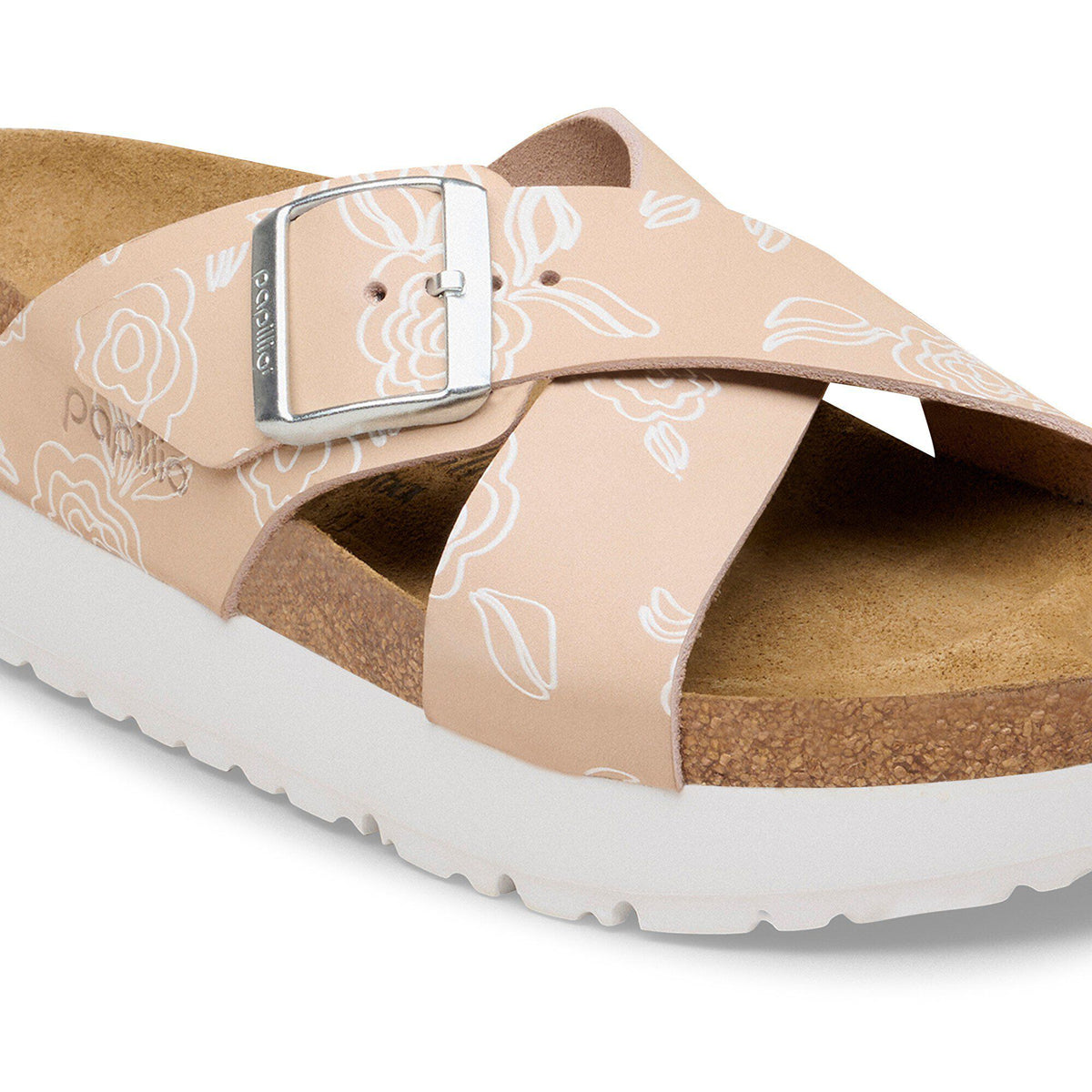 Siena Flex Platform Nubuck Leather in Color Light Rose Flower | Birkenstock