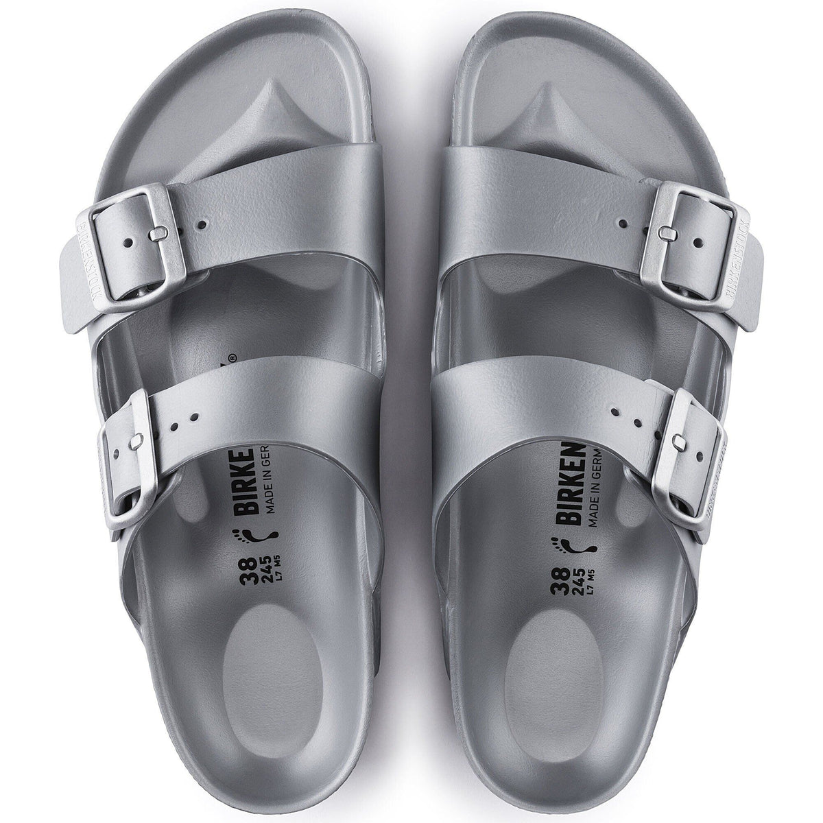 Arizona Essentials EVA in Color Metallic Silver | Birkenstock