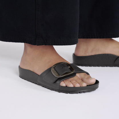 Madrid Big Buckle EVA in Color Black | Birkenstock