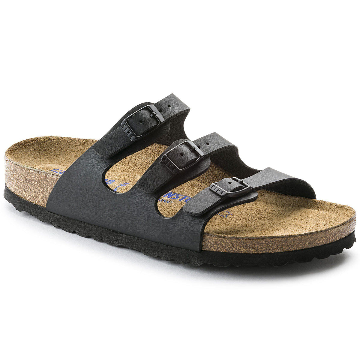 Florida Soft Footbed Birko-Flor in Color Black | Birkenstock