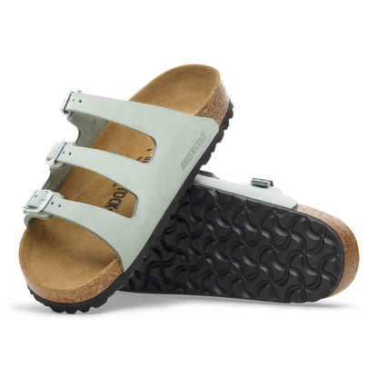 Florida Nubuck Leather in Color Pure Sage | Birkenstock