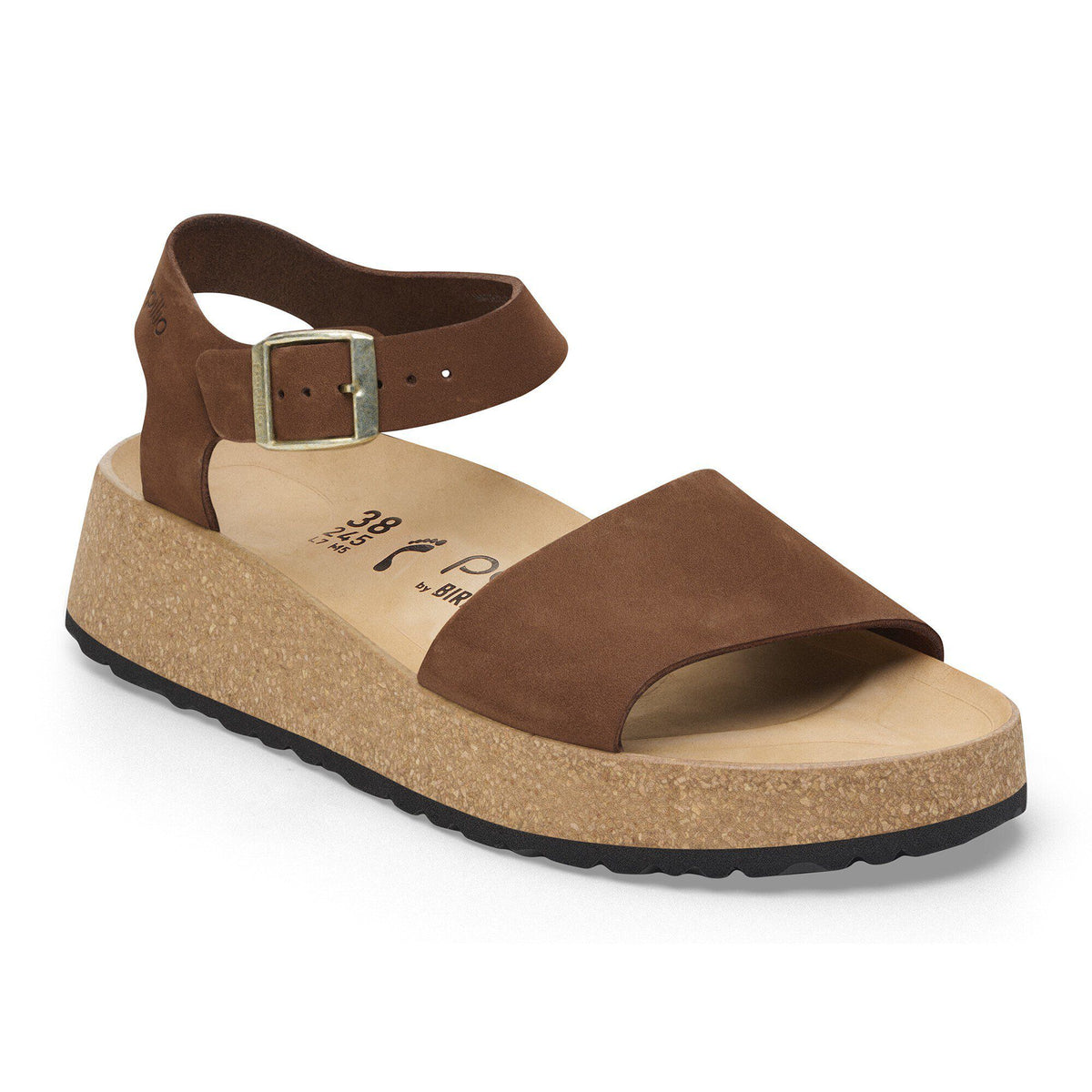 Glenda Nubuck Leather in Color Dark Tea | Birkenstock