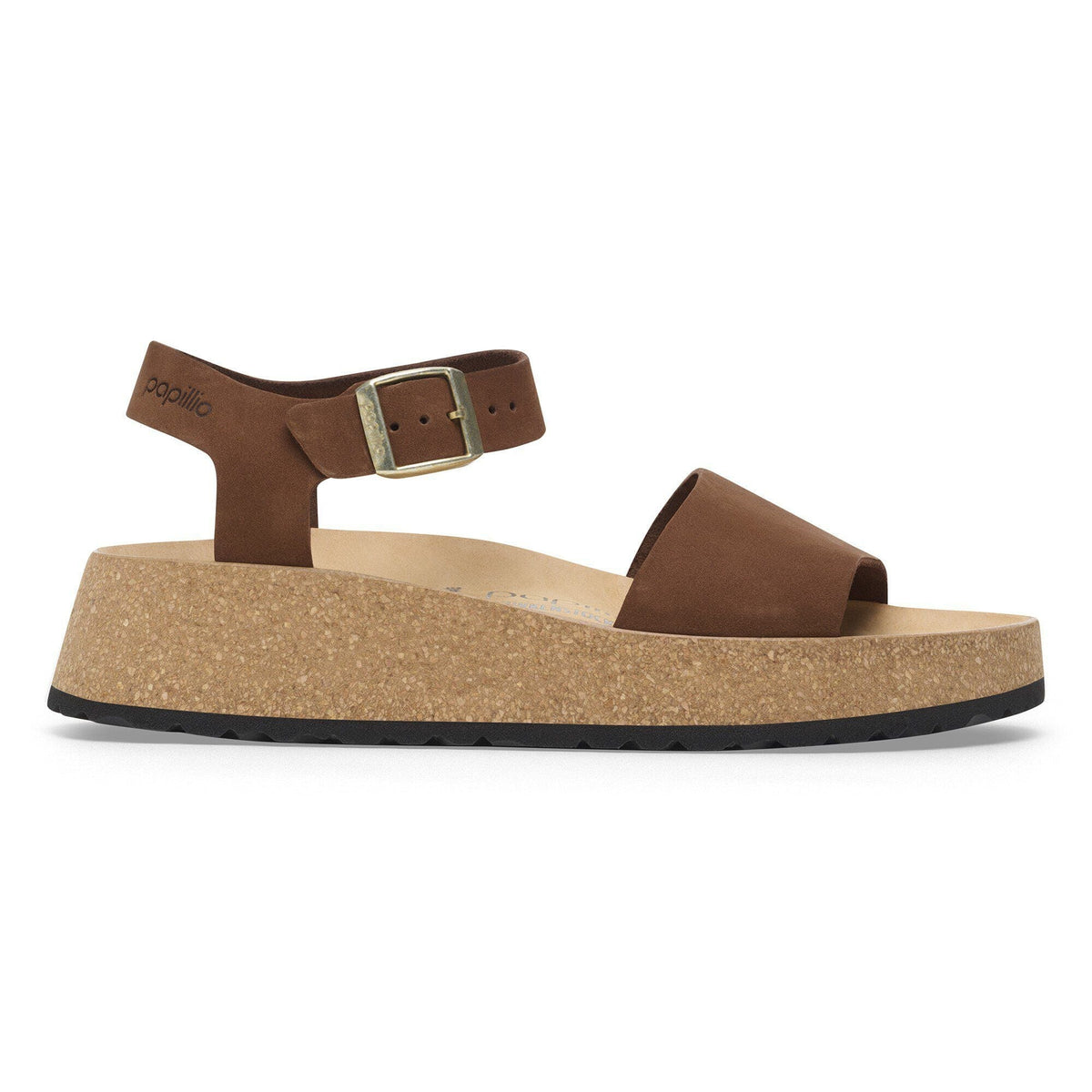 Glenda Nubuck Leather in Color Dark Tea | Birkenstock
