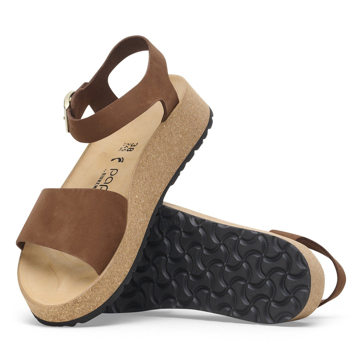 Glenda Nubuck Leather in Color Dark Tea | Birkenstock
