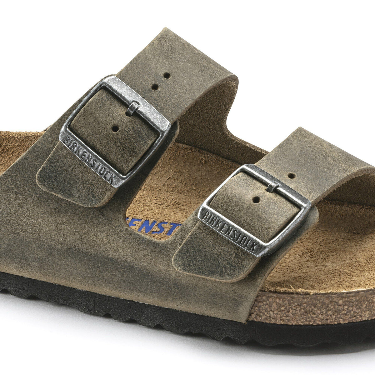 Arizona Soft Footbed Oiled Leather in Color Faded Khaki | Birkenstock