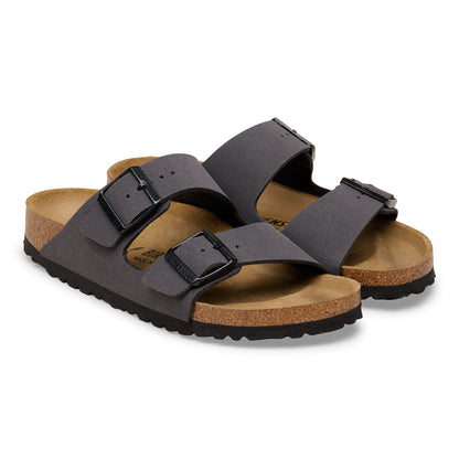 Arizona Birkibuc in Color Velvet Gray/Black Buckles | Birkenstock