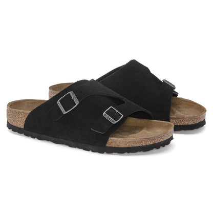 Zürich Suede Leather in Color Black | Birkenstock