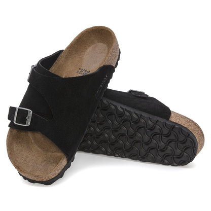 Zürich Suede Leather in Color Black | Birkenstock