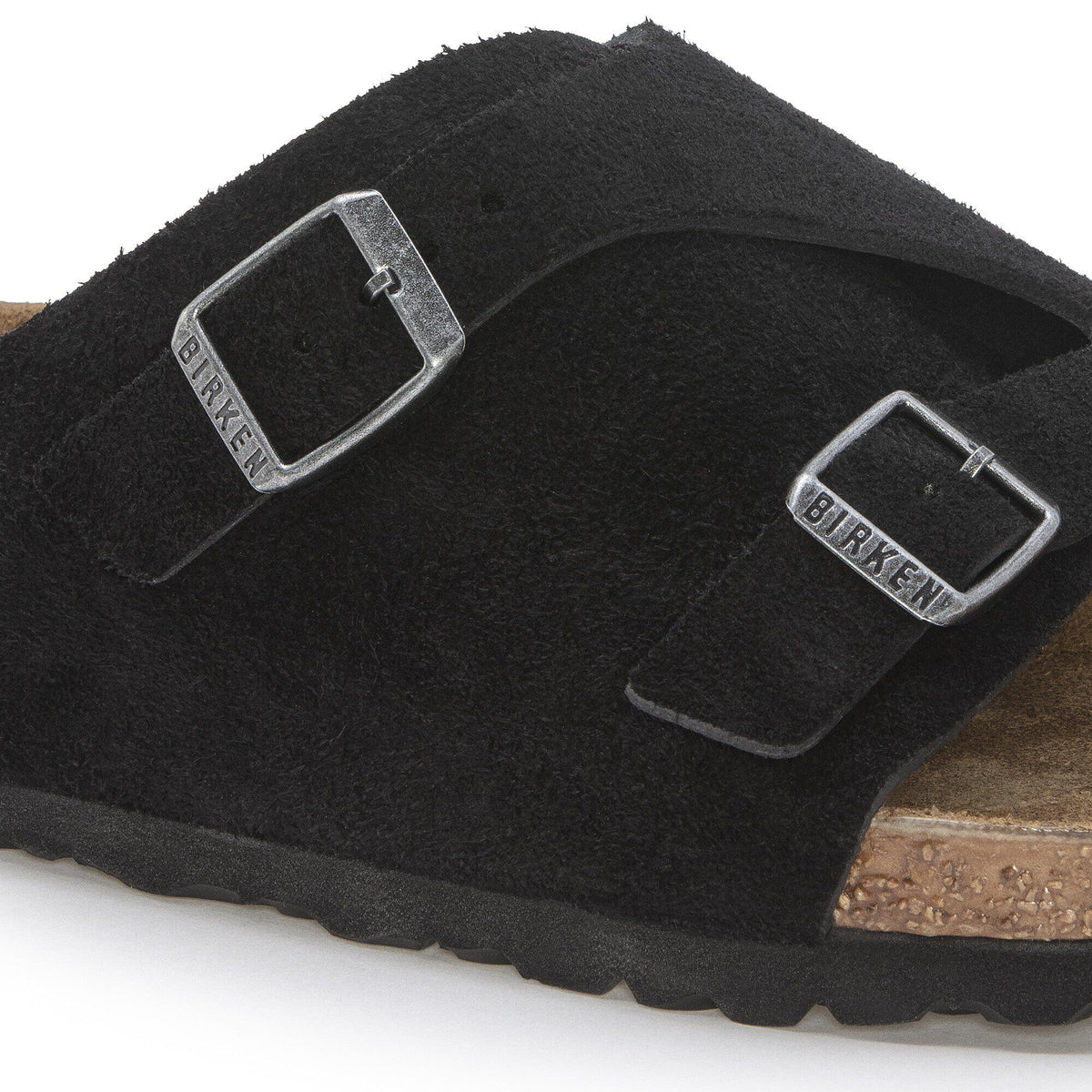 Zürich Suede Leather in Color Black | Birkenstock