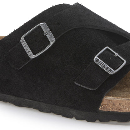 Zürich Suede Leather in Color Black | Birkenstock