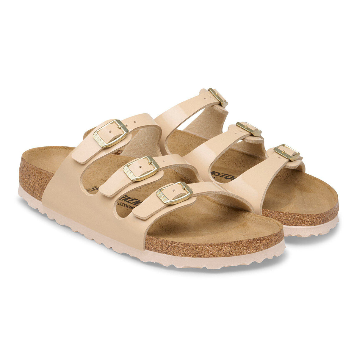 Florida Birko-Flor Patent in Color Patent Sand | Birkenstock