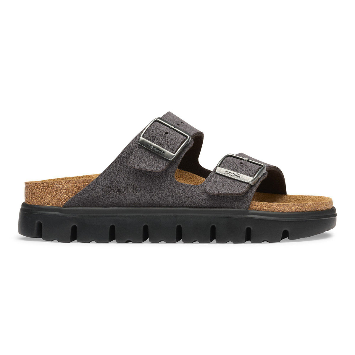 Arizona Chunky Birkibuc in Color Velvet Gray | Birkenstock