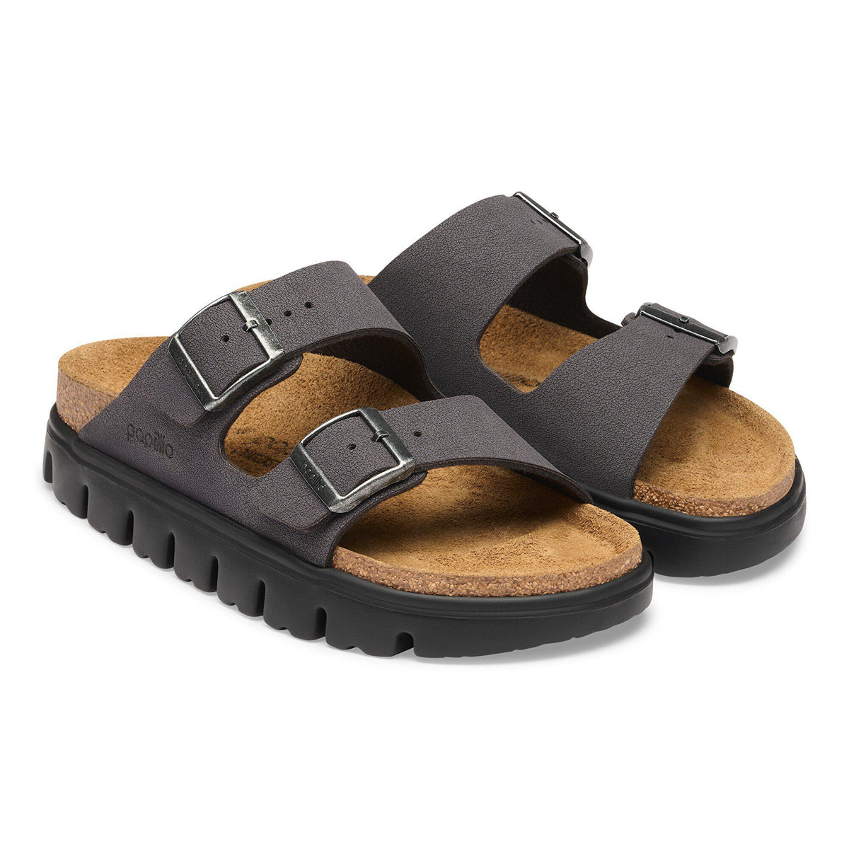 Arizona Chunky Birkibuc in Color Velvet Gray | Birkenstock