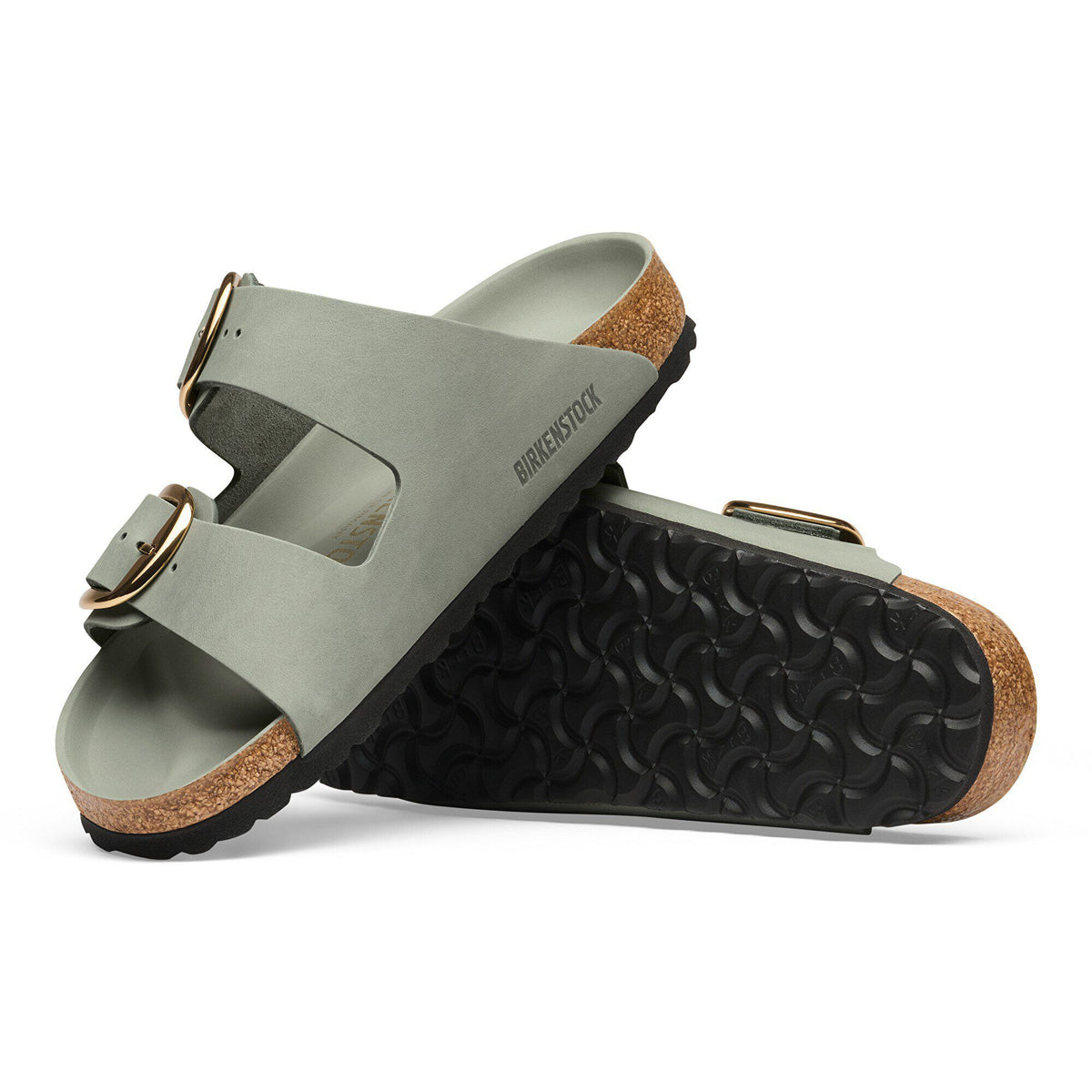 Arizona Big Buckle Oiled Leather in Color Pure Sage | Birkenstock