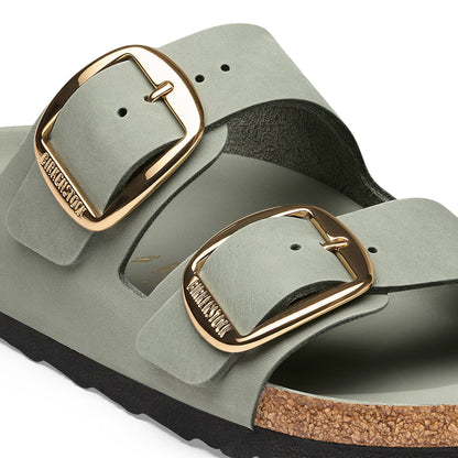 Arizona Big Buckle Oiled Leather in Color Pure Sage | Birkenstock