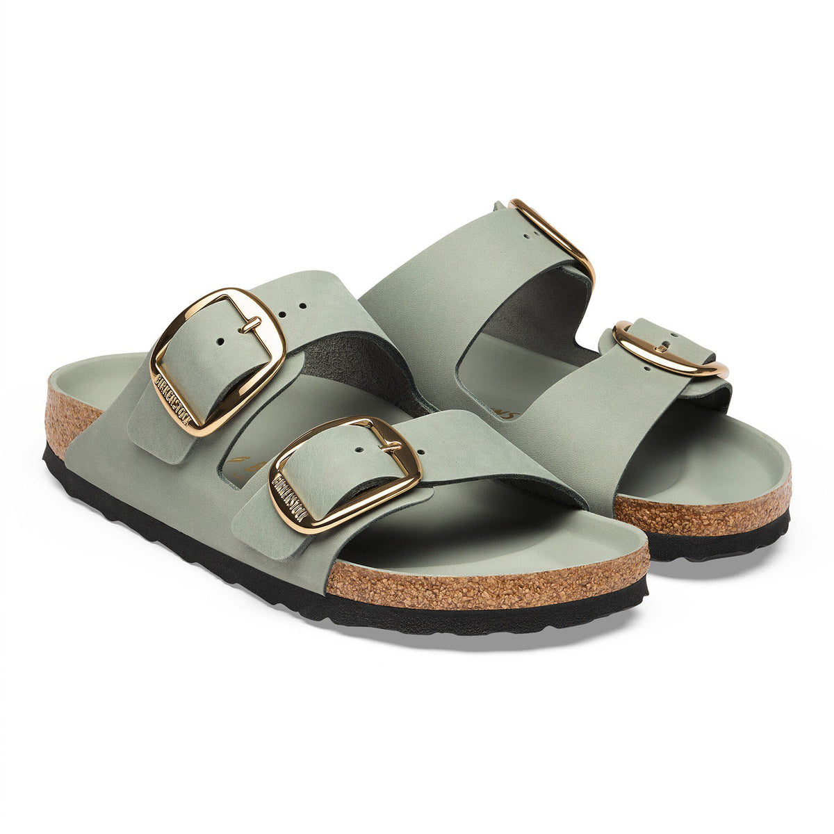 Arizona Big Buckle Oiled Leather in Color Pure Sage | Birkenstock