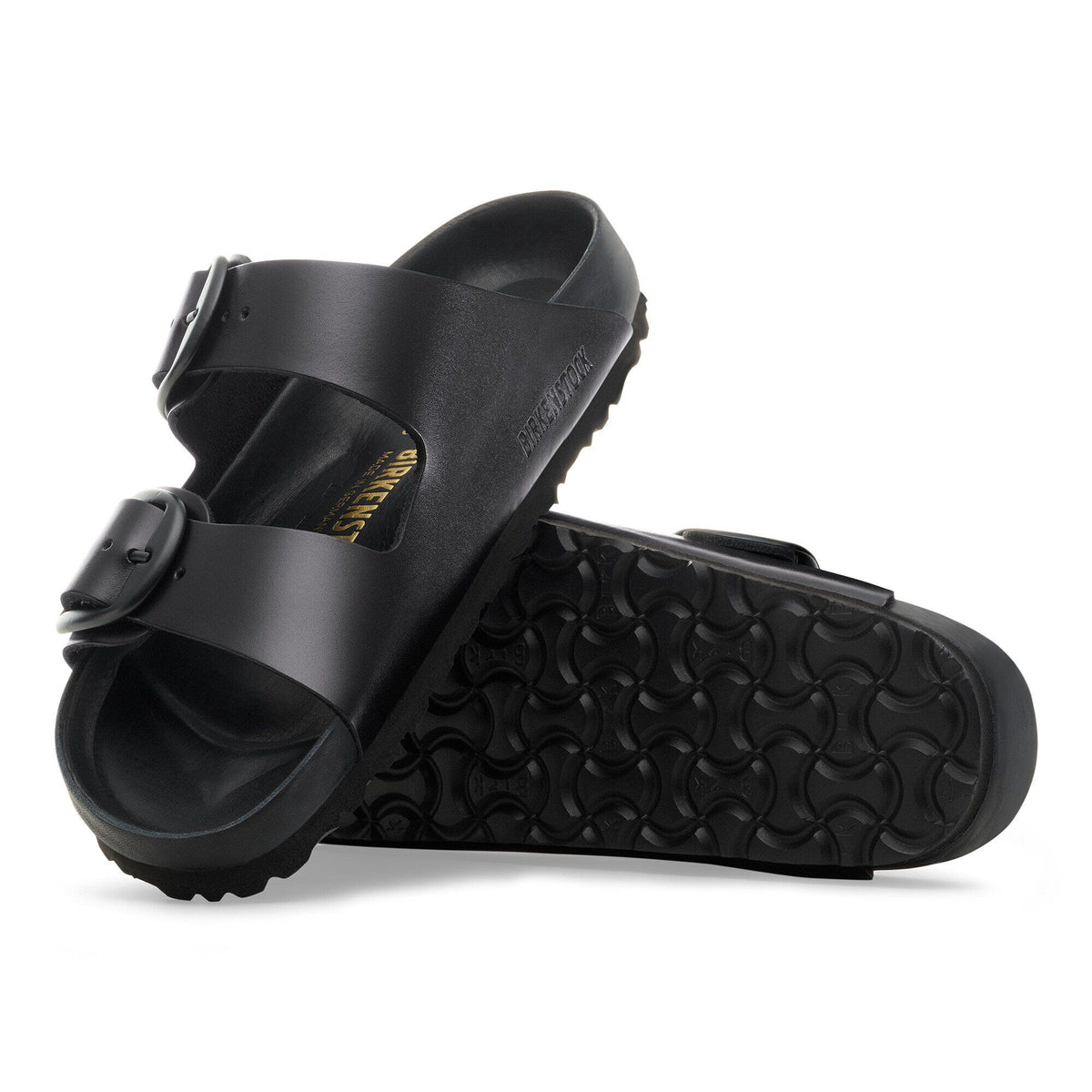 Arizona Big Buckle Leather in Color New Dressy Black | Birkenstock