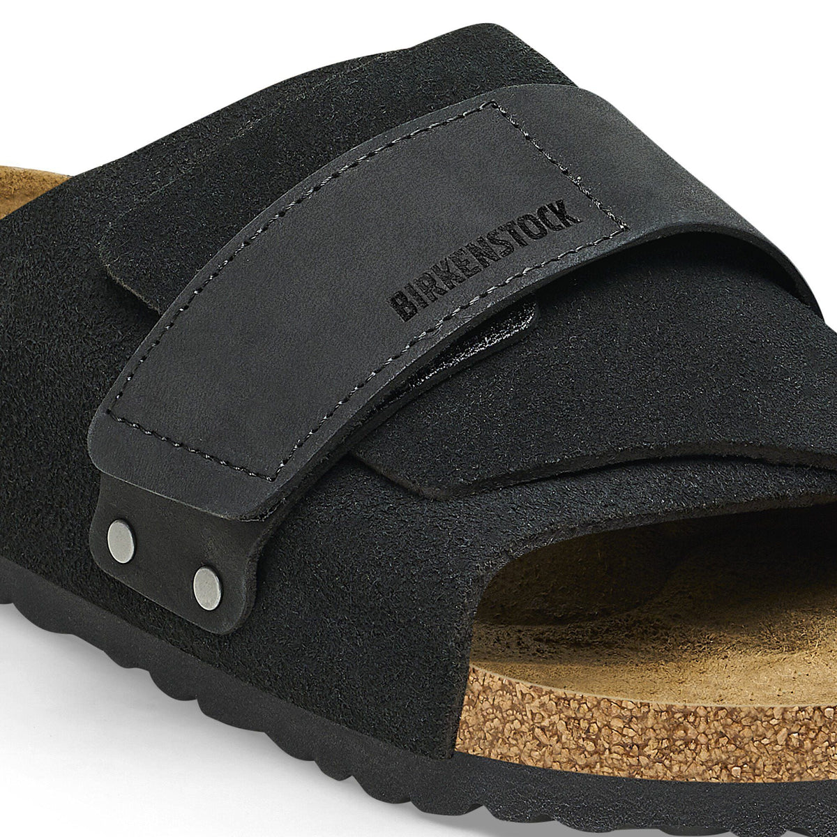 Kyoto Nubuck-Suede Leather in Color Black | Birkenstock