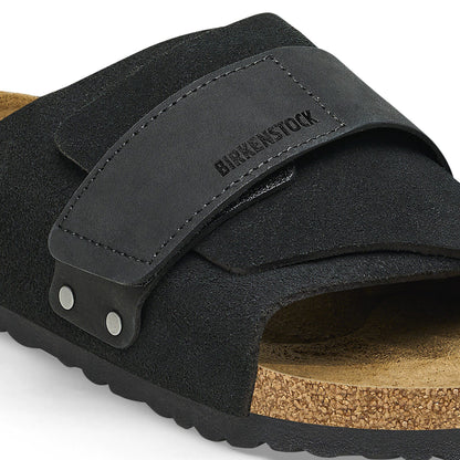 Kyoto Nubuck-Suede Leather in Color Black | Birkenstock