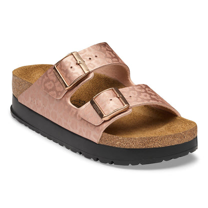 Arizona Flex Platform Birko-Flor in Color Electric Metallic Leo Copper | Birkenstock