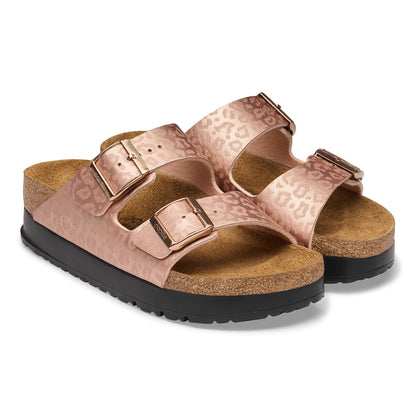 Arizona Flex Platform Birko-Flor in Color Electric Metallic Leo Copper | Birkenstock