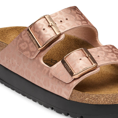 Arizona Flex Platform Birko-Flor in Color Electric Metallic Leo Copper | Birkenstock