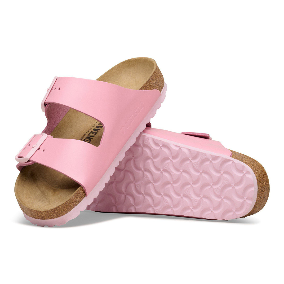 Arizona Natural Leather Patent in Color Fondant Pink | Birkenstock