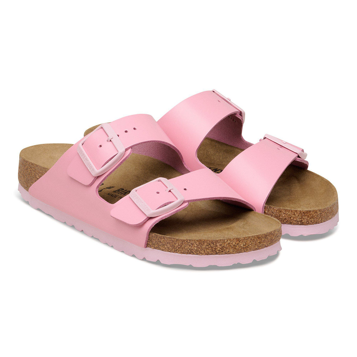 Arizona Natural Leather Patent in Color Fondant Pink | Birkenstock