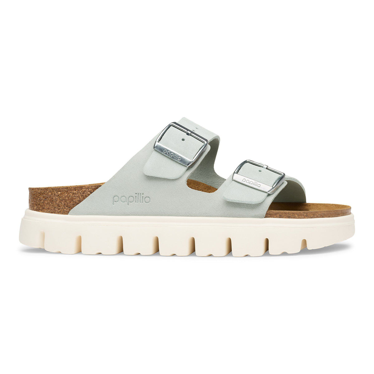 Arizona Chunky Suede Leather in Color Pure Sage | Birkenstock