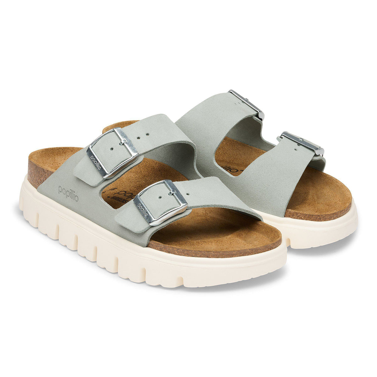 Arizona Chunky Suede Leather in Color Pure Sage | Birkenstock