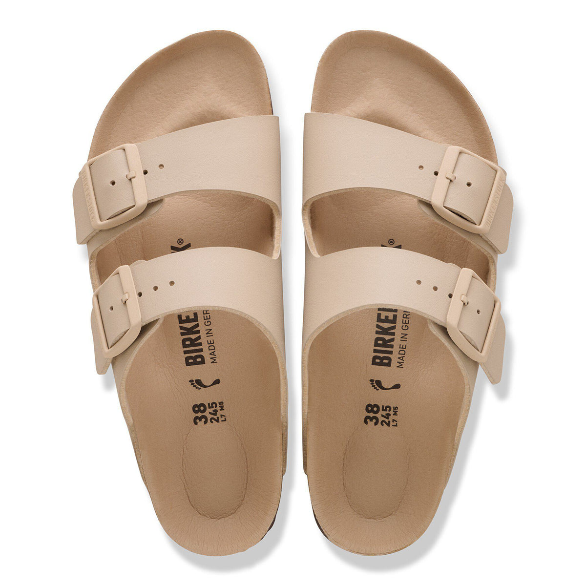 Arizona Birko-Flor in Color Triples Sandcastle | Birkenstock