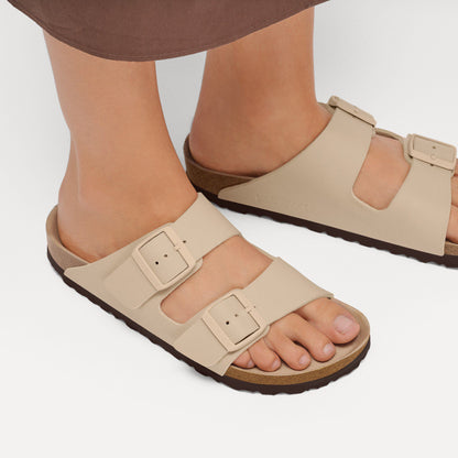 Arizona Birko-Flor in Color Triples Sandcastle | Birkenstock