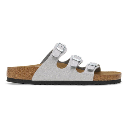 Florida Birko-Flor in Color Shiny Glitter Silver | Birkenstock