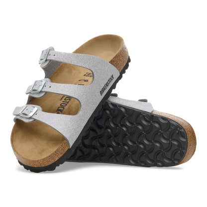 Florida Birko-Flor in Color Shiny Glitter Silver | Birkenstock