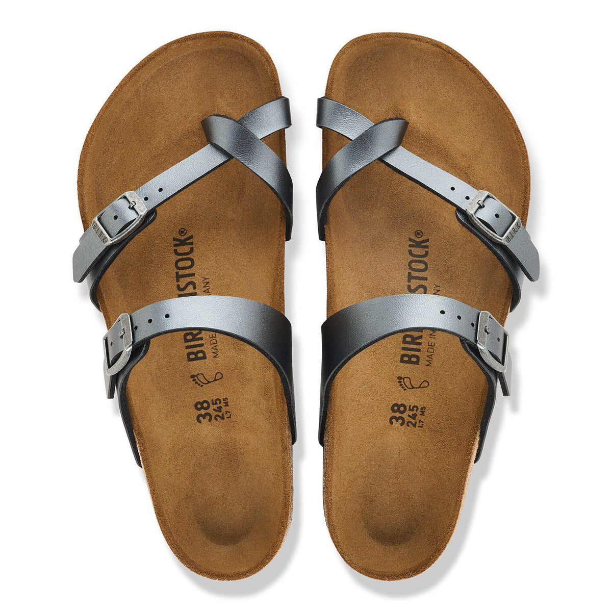 Mayari Birko-Flor in Color Metallic Black | Birkenstock