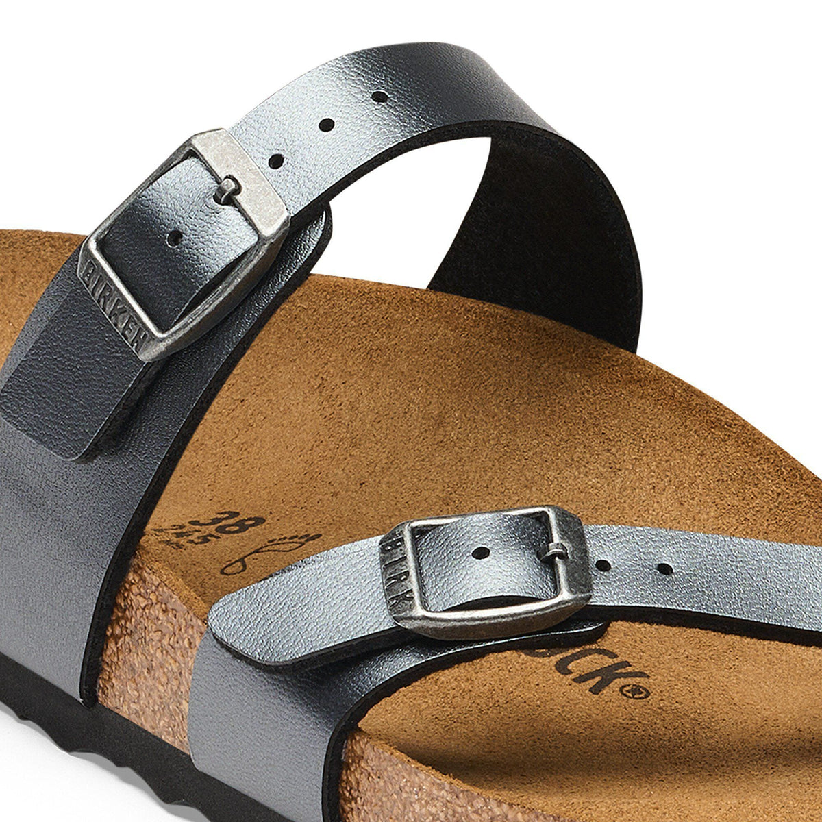 Mayari Birko-Flor in Color Metallic Black | Birkenstock