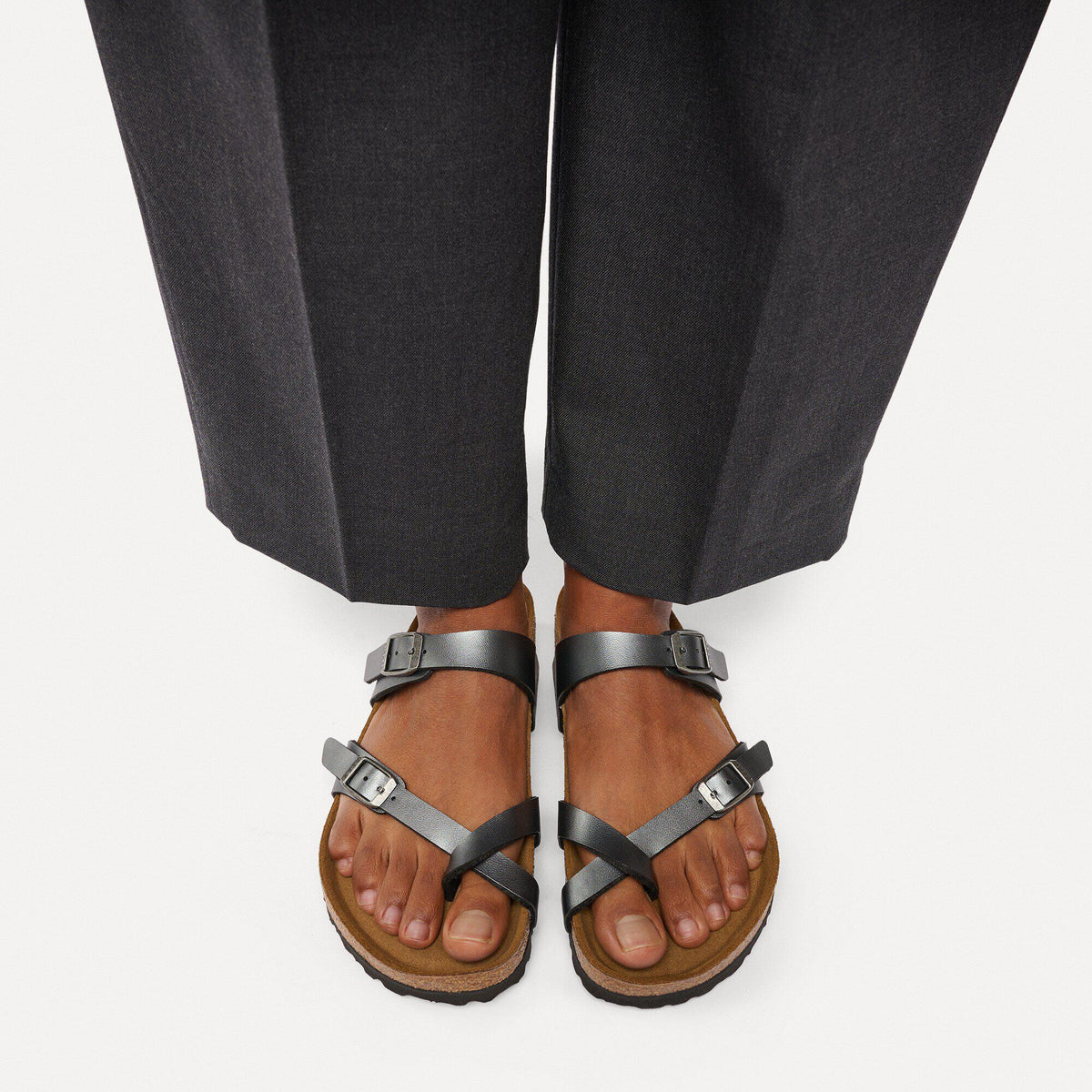 Mayari Birko-Flor in Color Metallic Black | Birkenstock