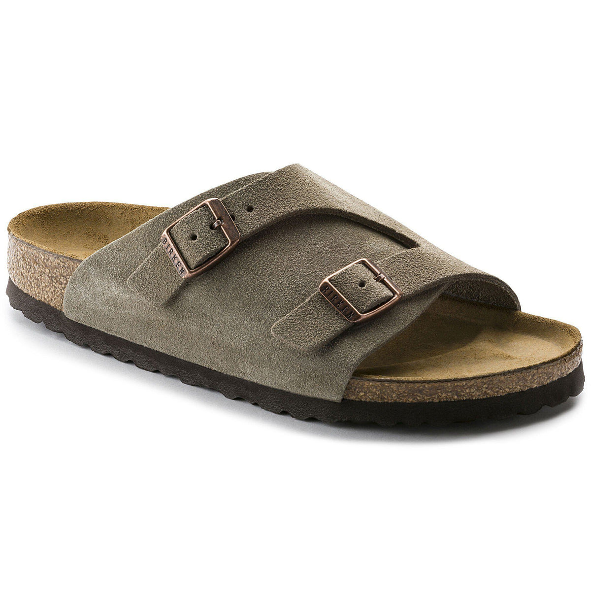 Zürich Suede Leather in Color Taupe | Birkenstock